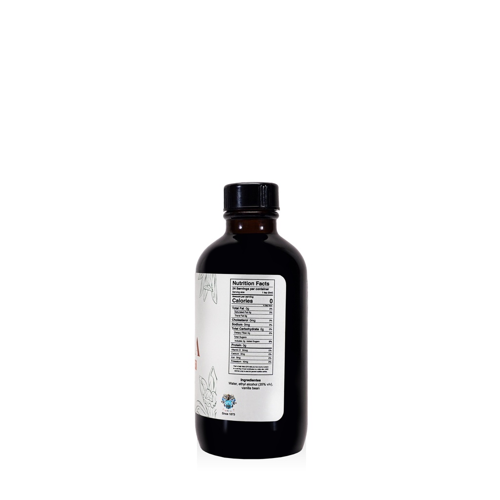 Sugar Free Vanilla Extract 4 oz