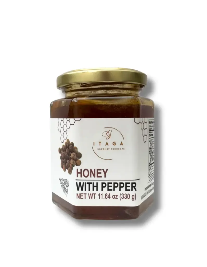 Pure Honey with Pepper 330 gr
